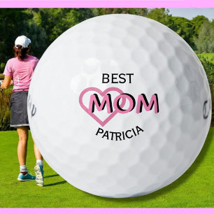 Mother's Day Custom Best Mum Name Golf Balls