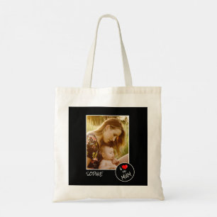Mothers Day, Custom Photo - Personalized Tote Bag