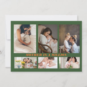 Mother's Day Customisable Gift Custom Pictures Holiday Card