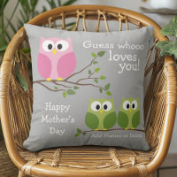 Mothers Day - Cute Owls - Whooo loves you
