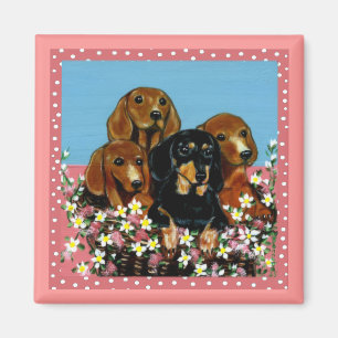 Mother's Day Dachshunds Magnet