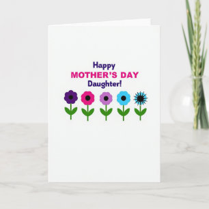 Mothers Day Daughter Simple Card