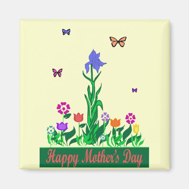 Mothers Day design magnet (Front)