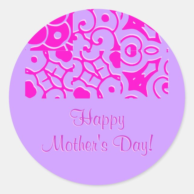 Mother's Day Designer Name III Sticker (Front)