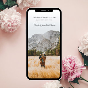 Mother's Day Digital Card With Heartfelt Quote