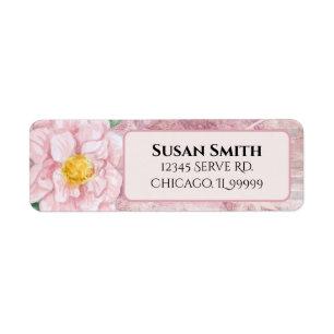 Mother's Day Distressed Vintage Pnk Return Address