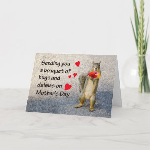 Mother's Day During Coronavirus Isolation Squirrel Card