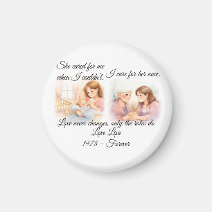 Mother's Day Elders Care Throw Pillow Magnet