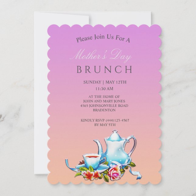 Mother's Day Event Invitation (Front)