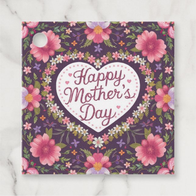 Mothers day Favour Tags (Front)
