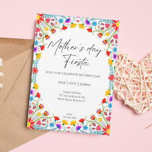 Mother's day Fiesta Mexican Florals Mother's day  Invitation