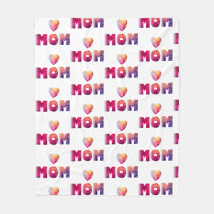 mothers day fleece blanket