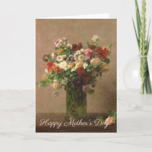Mother's Day - Floral Bouquet French Fine Art Card