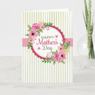 Mother's Day Floral (Optional Photo) Card