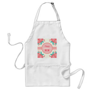 mothers day floral standard apron