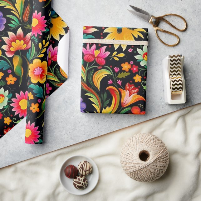 Mother's Day Florals Wrapping Paper (Crafts)