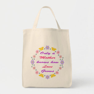 Mothers Day Flowers and Butterflies Tote Bag