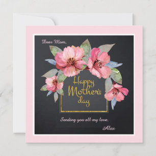 Mother's Day Flowers Greeting Card