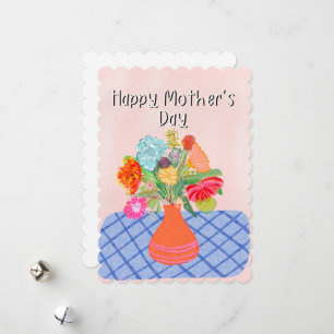 Mother's Day flowers Holiday Card