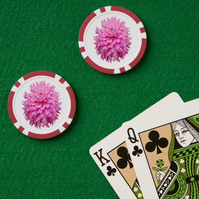 Mothers Day Flowers Poker Chips (Poker Table (Double))