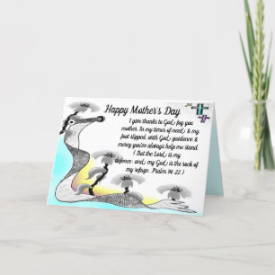 Mother's Day Flowers  Thank You Card