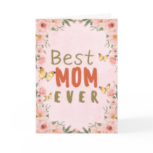 Mother's Day Folded Greeting Card
