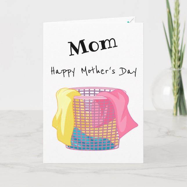 Mother's Day Folded Greeting Card (Front)