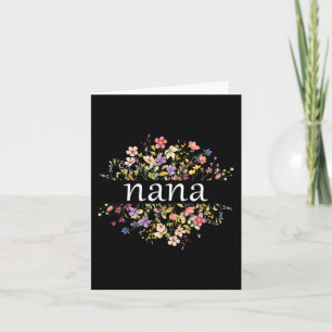 Mothers Day For Grandma Wildflower Floral Women#39 Card