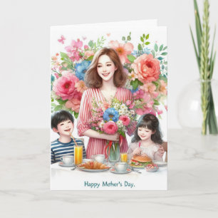 Mother's Day For Mum Holiday Greeting Card