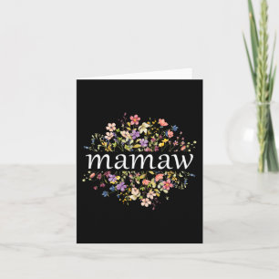 Mothers Day For Mum Wildflower Floral Women#39; #3 Card