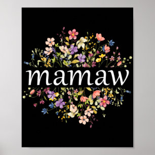 Mothers Day For Mum Wildflower Floral Women#39; #3 Poster