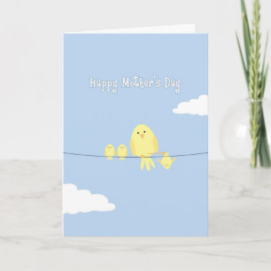 Mother's Day from All of Us, Bird Greeting Card