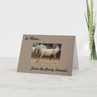 Mother's Day - From Party Animal Card