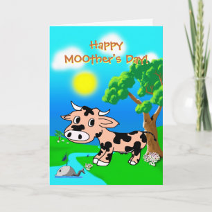 Mothers Day from Pink Princes with pun Holiday Card