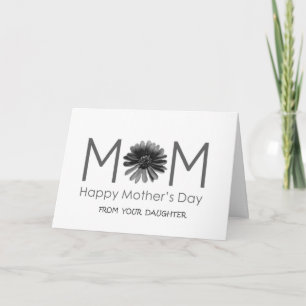 MOTHER'S DAY FROM "YOUR DAUGHTER" CARD
