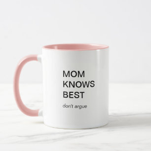 Mother's Day Funny Modern Best Mum Mug
