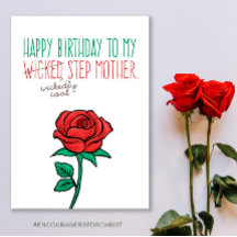 Mother's day Funny–Wicked (Wickedly Cool) Stepmom
