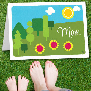 Mother's Day Garden Flower Card