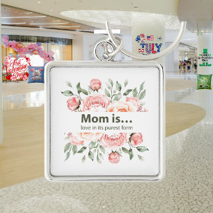 Mothers day "Garden of Love" Key Ring
