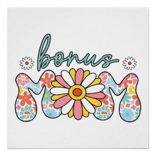 Mother's Day Gift Bonus Mum Poster