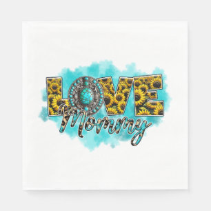 Mother's Day Gift   Love Floral Mummy Napkin
