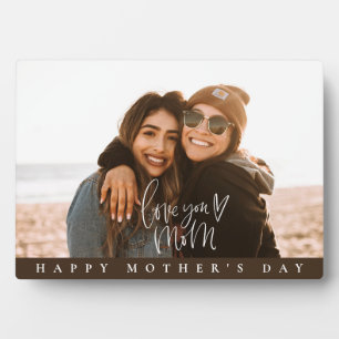 Mother's Day Gift. Love You Mum Photo Plaque