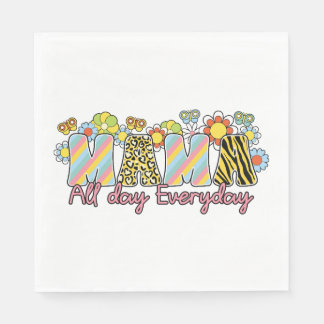 Mother's Day Gift | Mama All Day Everyday Napkin