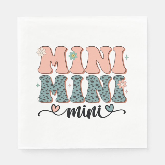 Mother's Day Gift | Mini Floral Napkin (Front)