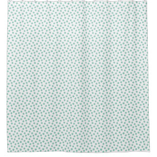 Mother's Day Gift Mint Daisies Shower Curtain