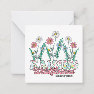 Mother's Day Gift Raising Wildflower Mum Of Girl Card