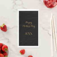 Mother's Day Golden Gold Black Elegant 2023