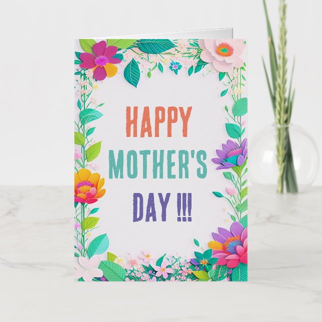 Mother's Day Greeting Card (Front)