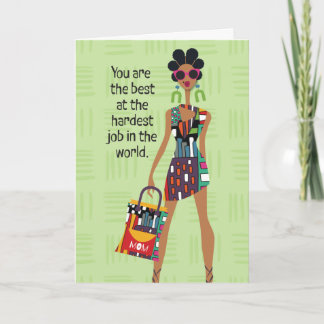 Mother's Day - Hardest job in the world Thank You Card