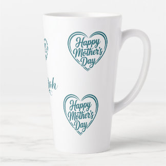 Mothers Day Heart Custom Name Mug